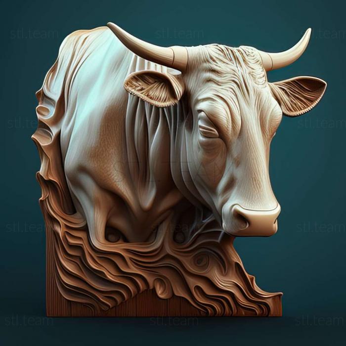 3D model Cow (STL)